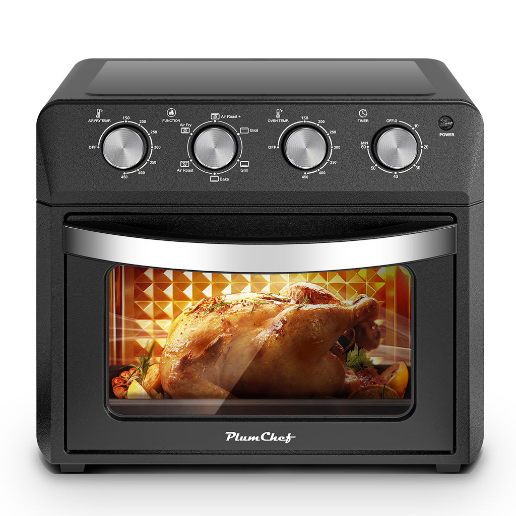 6-in-1 Family-Size Air Fryer Toaster Oven | 26L Countertop Convection Oven with Drop-Down Door – Bake, Roast & Grill (1600W)