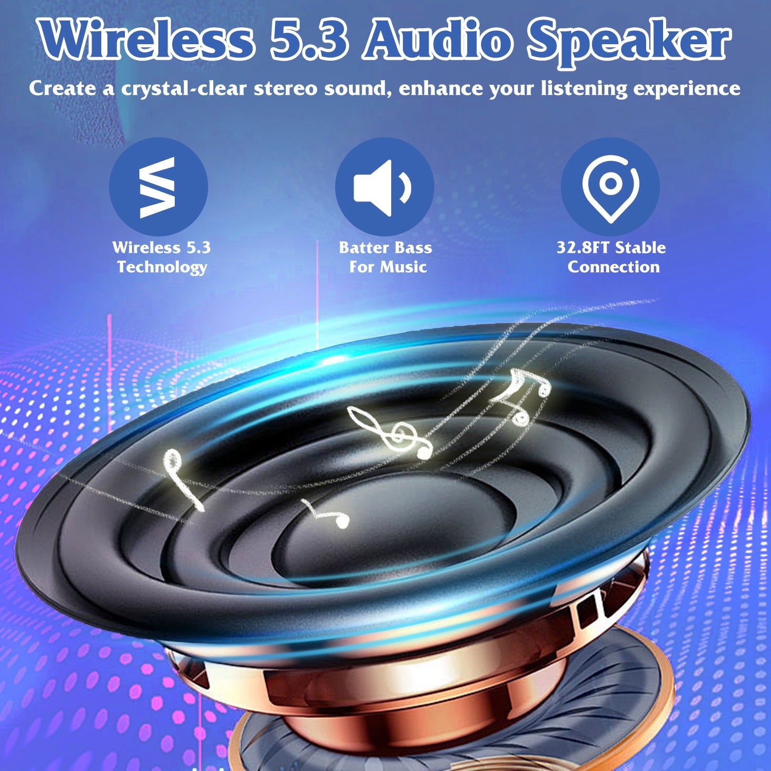 4-in-1 Multimedia Station: Foldable 360° Rotating Phone Stand with Integrated Bluetooth Speaker and 5000mAh Power Bank