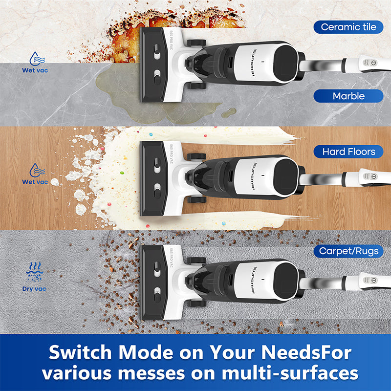 4-in-1 Steam Vacuum & Mop: High-Temp Deep Cleaning for All Floors