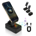 4-in-1 Multimedia Station: Foldable 360° Rotating Phone Stand with Integrated Bluetooth Speaker and 5000mAh Power Bank